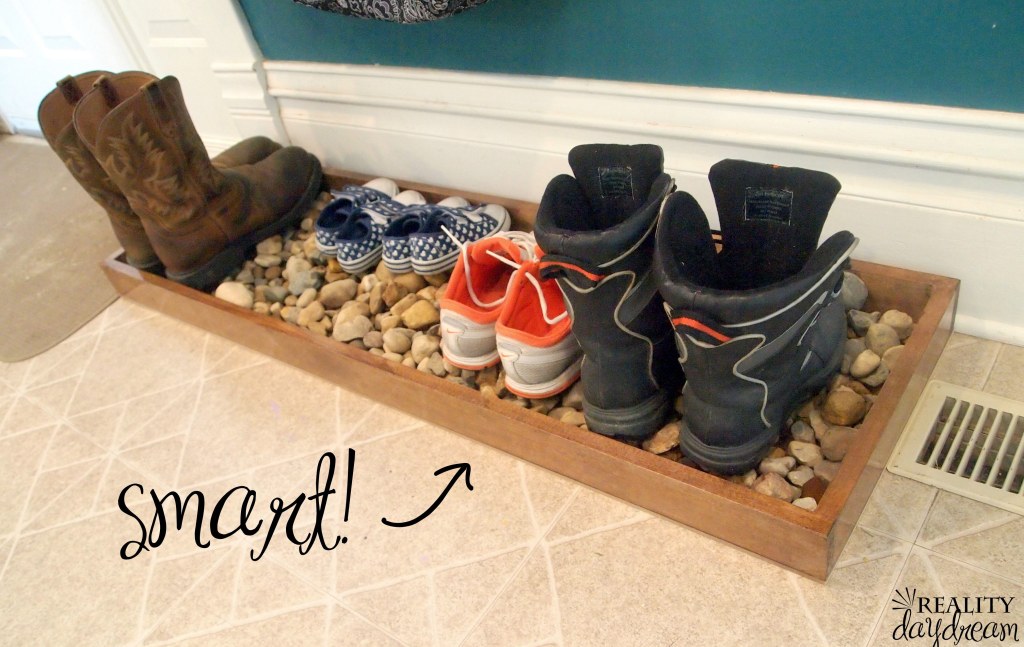 Picture of: DIY Drip Tray for Wet and Muddy Shoes  Reality Day Dream