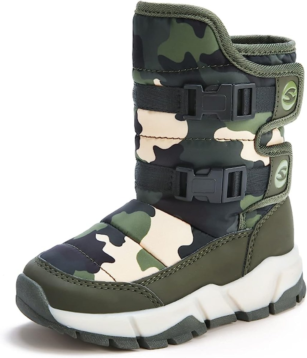 Picture of: GUBARUN Snow Boots, Boys’ / Girls’ Winter Boots, Kids’ Winter, Outdoor,  Waterproof, Warm Boots : Amazon