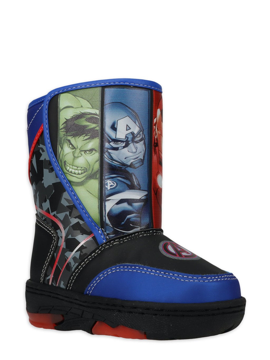 Picture of: Marvel Avengers Toddler Boys Light Up Winter Snow Boots, Sizes –