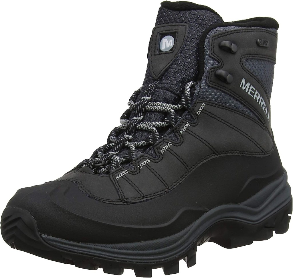 Picture of: Merrell Men’s Thermal Chill Mid Shell Waterproof Snow Boots : Amazon