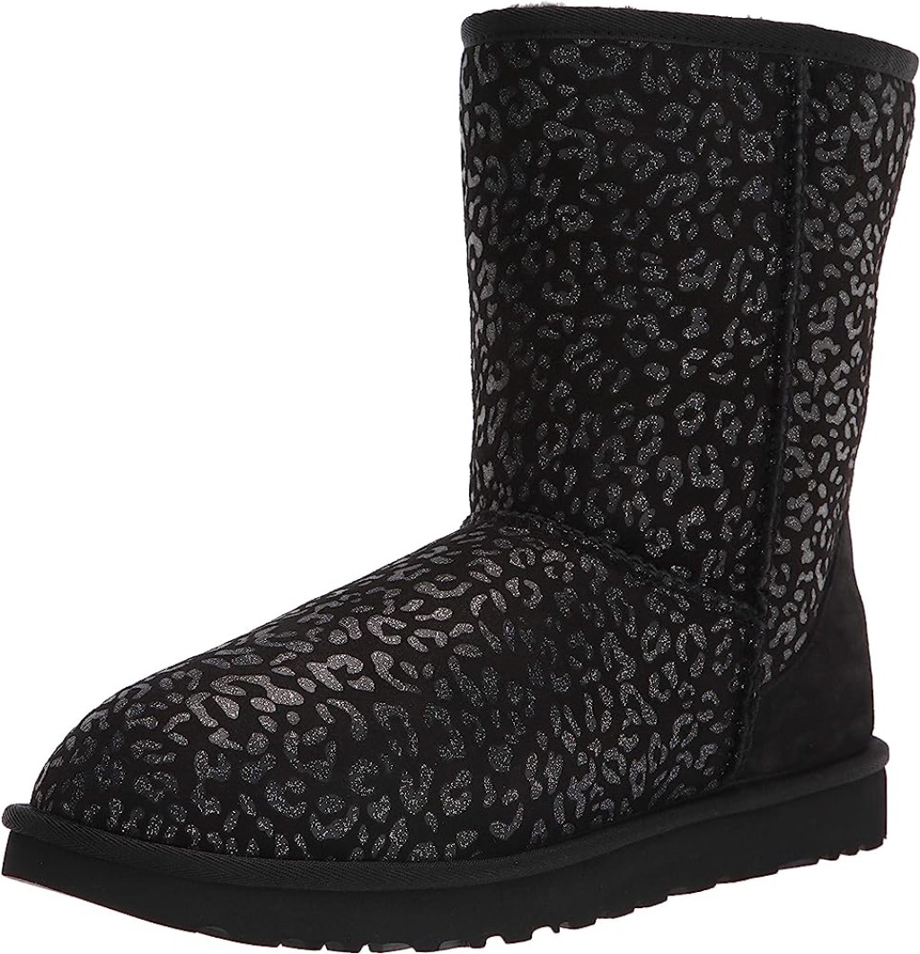 Picture of: UGG Women’s classic short snow leopard classic boots