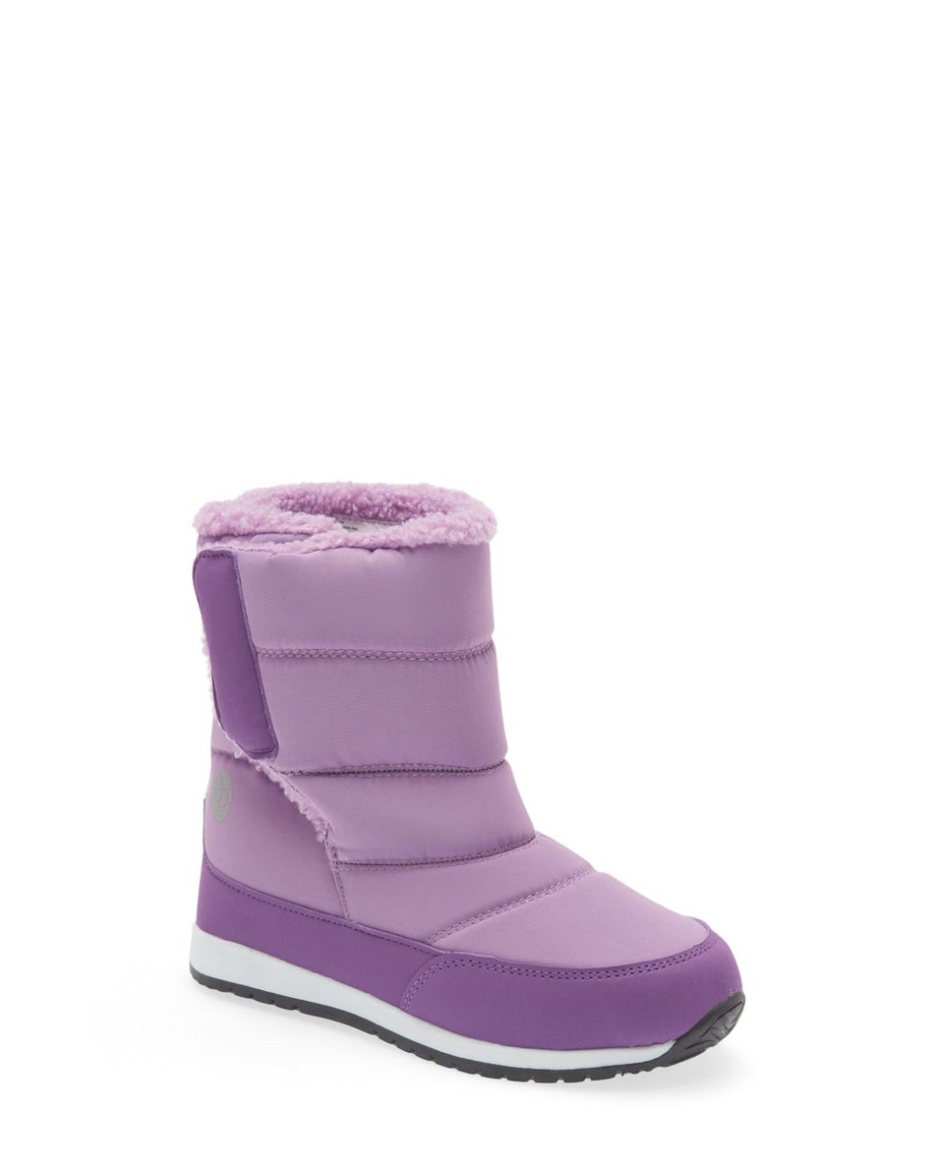 Picture of: Zella Kids’ Quilted Fleece Lined Snow Boot in Purple  Lyst